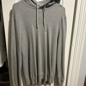Banana Republic Heather Gray Supima Cotton Hoodie